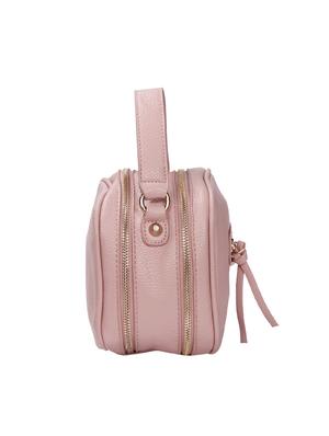pink leatherette (pu) regular sling bag - 15586088 - Standard Image - 4