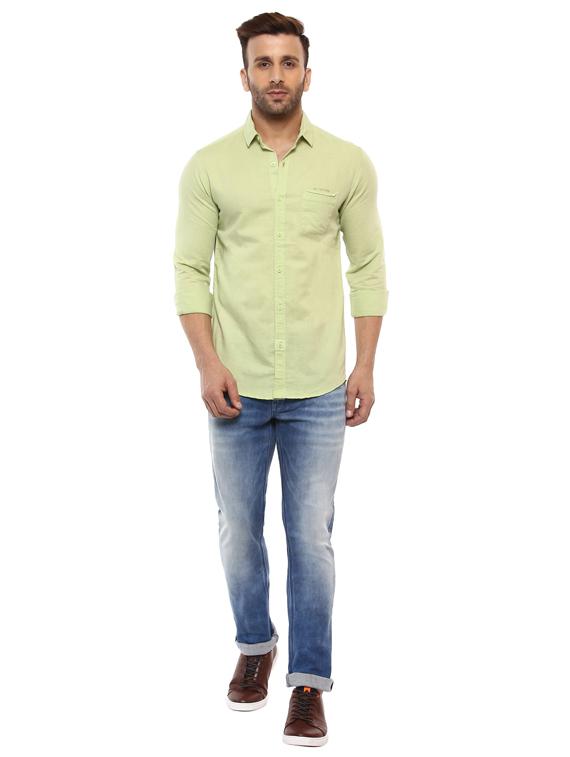 blue heavy washed jeans - 15587952 - Zoom Image - 4