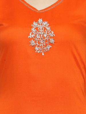 Embroidered a-line dress - 15590993 - Standard Image - 4