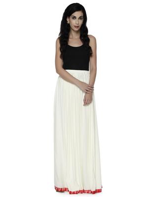 Gathered waist maxi skirt - 15591401 - Standard Image - 4