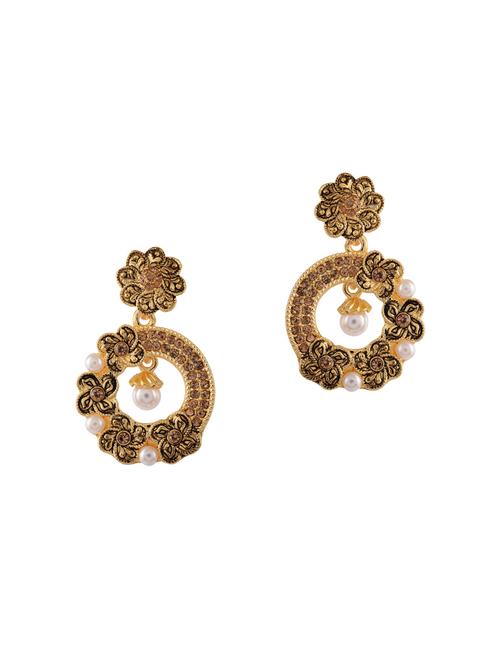 Gold Tone Drop Earrings - 15602168 - Standard Image - 1