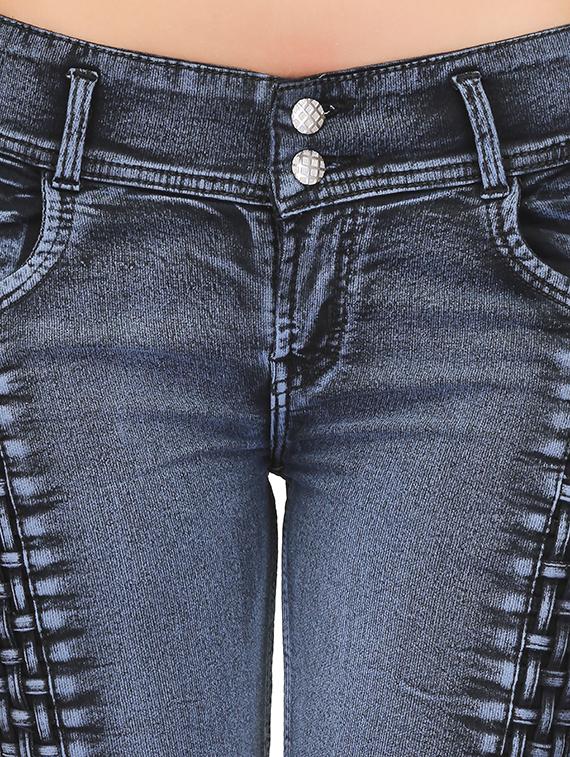 basket weave low waist jeans - 15604537 - Zoom Image - 4
