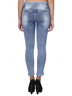 braid weave stone washed jeans - 15604541 - Standard Image - 4