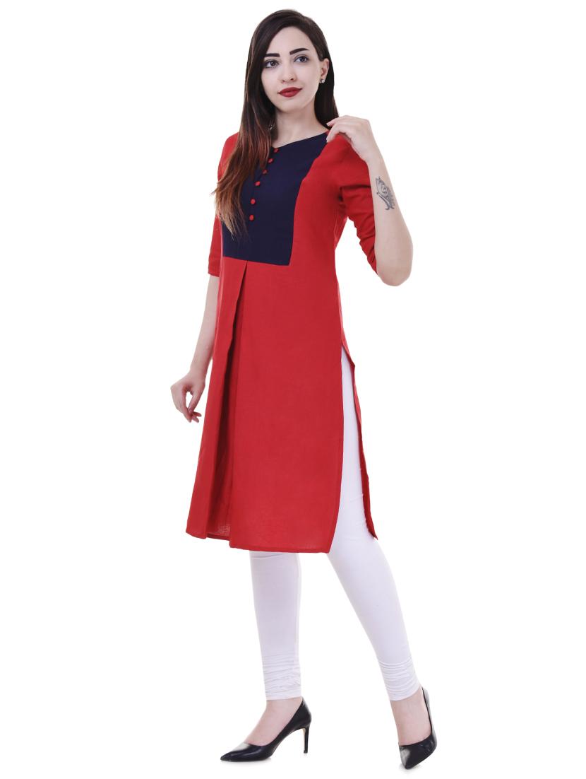 Multi colored combos kurta - 15605776 - Zoom Image - 4