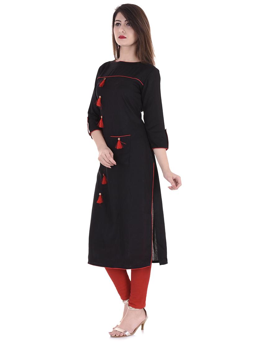 Multi colored combos kurta - 15605782 - Zoom Image - 4