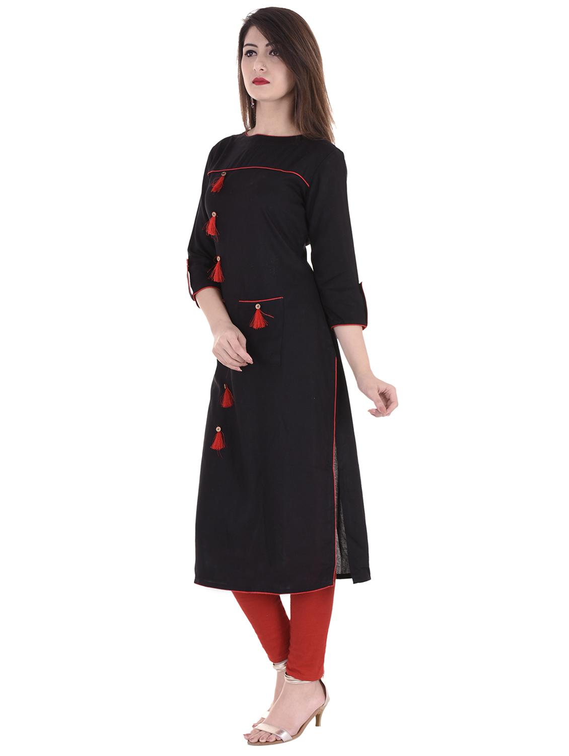 Multi colored combos kurta - 15605800 - Zoom Image - 4