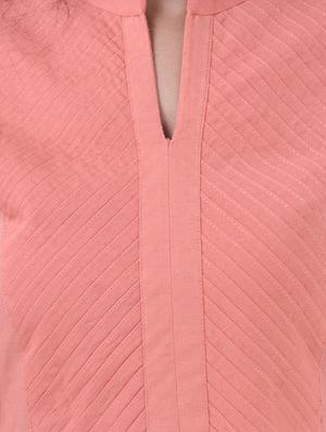 Pintucks straight kurta - 15605809 - Standard Image - 4