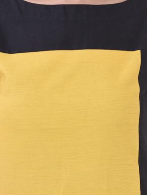 Color block straight kurta - 15605810 - Standard Image - 4