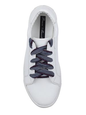 white lace-up sneakers - 15605964 - Standard Image - 4