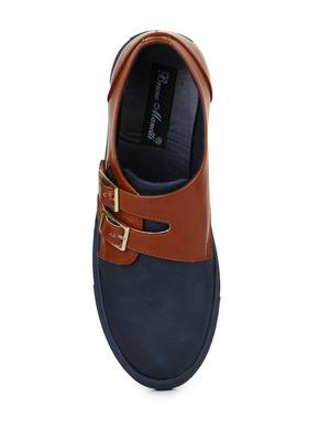 multi colored leatherette casual slip ons - 15606349 - Standard Image - 4