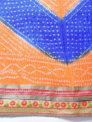 Bandhani flared lehenga set - 15606529 - Standard Image - 7