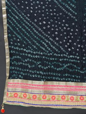 Bandhani flared lehenga set - 15606540 - Standard Image - 7