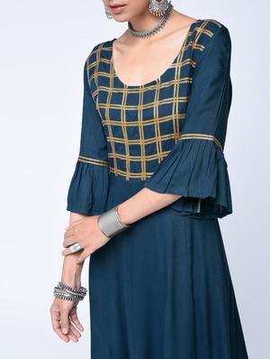 Bell sleeves gotta work dress - 15606720 - Standard Image - 4