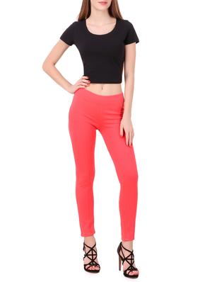 mid waist solid legging - 15607067 - Standard Image - 4