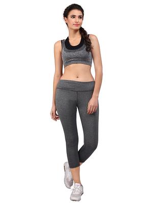 mid waist grey track pant - 15607387 - Standard Image - 4