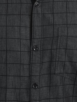 black cotton casual shirt - 15607407 - Standard Image - 4