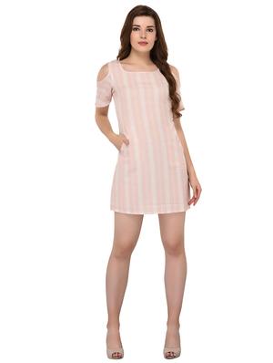 pocket detail striped sheath dress - 15607684 - Standard Image - 4