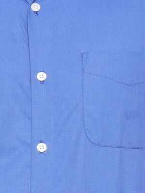 blue cotton formal shirt - 15608516 - Standard Image - 4