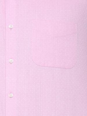 pink cotton blend formal shirt - 15608518 - Standard Image - 4