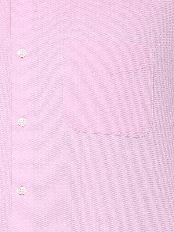 pink cotton blend formal shirt - 15608518 - Zoom Image - 4