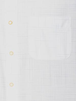 white cotton blend formal shirt - 15608593 - Standard Image - 4