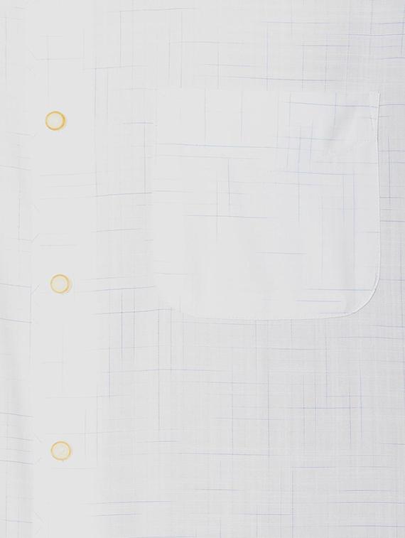 white cotton blend formal shirt - 15608593 - Zoom Image - 4