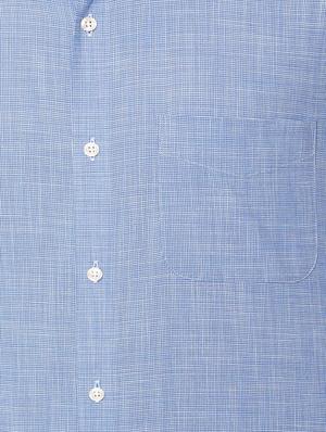 blue cotton formal shirt - 15608594 - Standard Image - 4