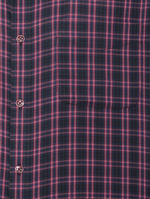 black cotton blend formal shirt - 15608600 - Zoom Image - 4