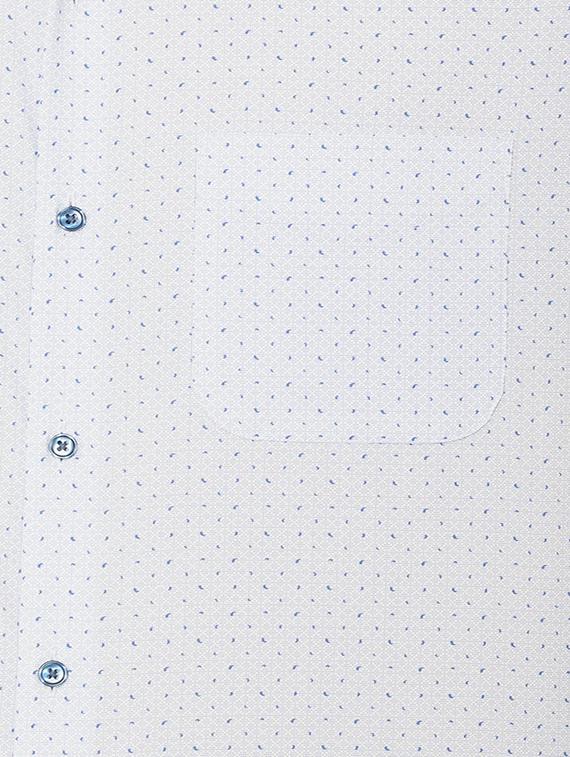 blue cotton formal shirt - 15608604 - Zoom Image - 4