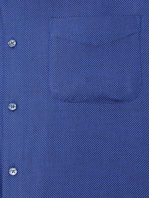 blue cotton formal shirt - 15608605 - Standard Image - 4
