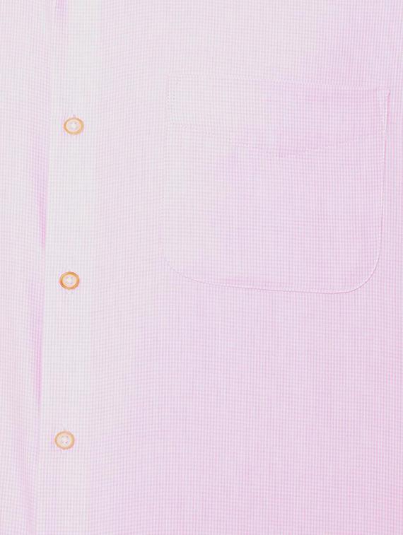 pink cotton blend formal shirt - 15608626 - Zoom Image - 4