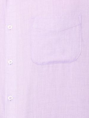 purple cotton blend formal shirt - 15608633 - Standard Image - 4