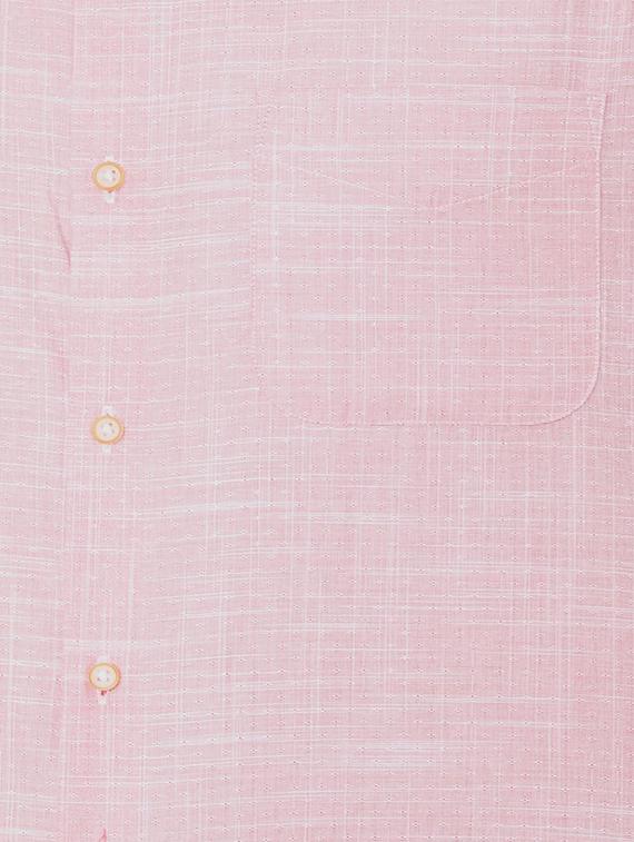 red cotton blend formal shirt - 15608634 - Zoom Image - 4