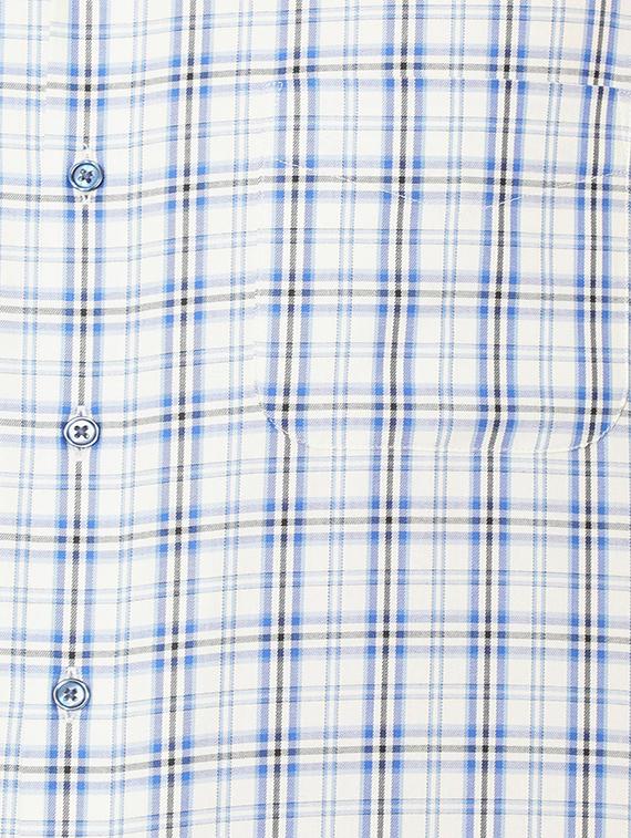 blue cotton casual shirt - 15608655 - Zoom Image - 4