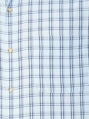 blue cotton casual shirt - 15608656 - Standard Image - 4