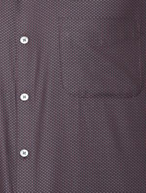 purple cotton blend formal shirt - 15608657 - Standard Image - 4