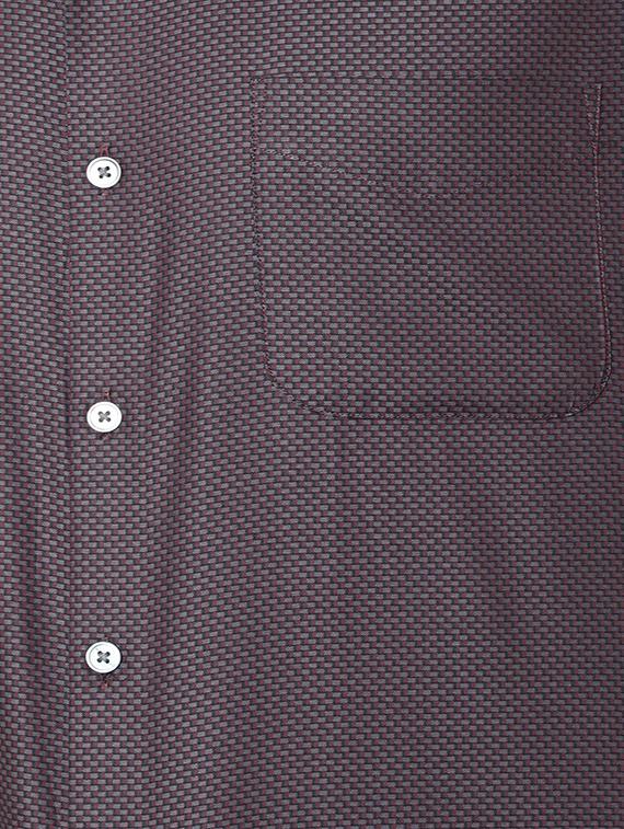 purple cotton blend formal shirt - 15608657 - Zoom Image - 4