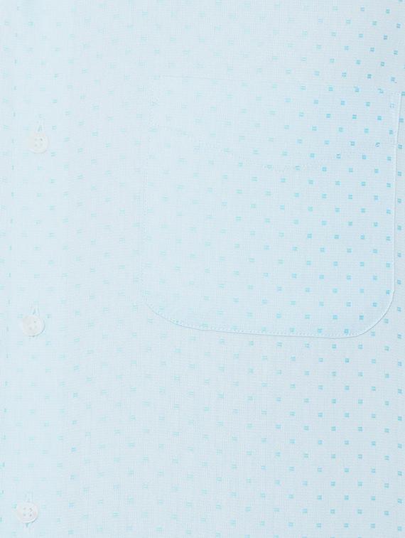 blue cotton formal shirt - 15608659 - Zoom Image - 4