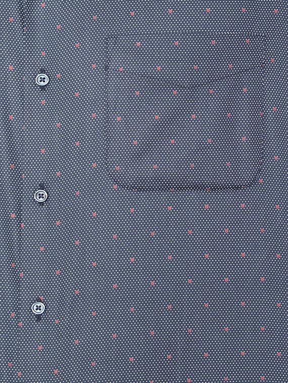 blue cotton formal shirt - 15608681 - Zoom Image - 4