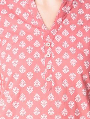 Printed straight kurta - 15608833 - Standard Image - 4