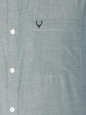 grey cotton blend casual shirt - 15609264 - Standard Image - 4