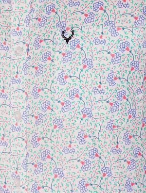 white cotton casual shirt - 15609267 - Standard Image - 4