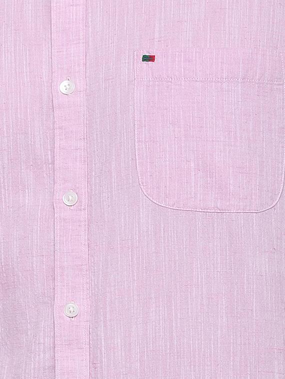purple cotton casual shirt - 15609280 - Zoom Image - 4