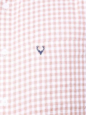 red cotton casual shirt - 15609283 - Standard Image - 4