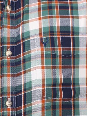 green cotton casual shirt - 15609293 - Standard Image - 4