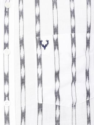 white cotton casual shirt - 15609296 - Standard Image - 4