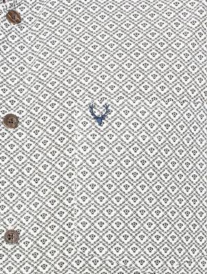 white cotton casual shirt - 15609299 - Standard Image - 4