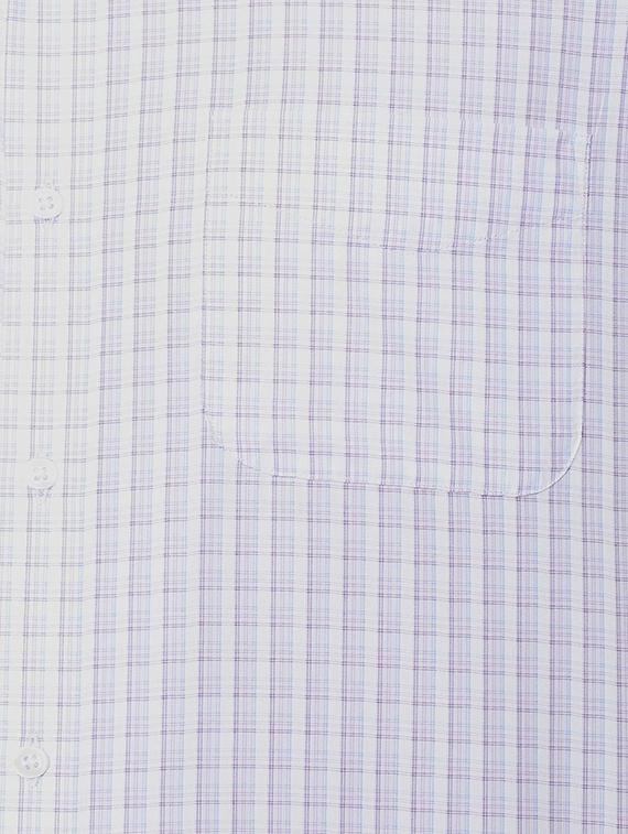white cotton blend casual shirt - 15609339 - Zoom Image - 4