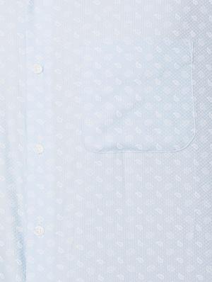 blue cotton casual shirt - 15609341 - Standard Image - 4