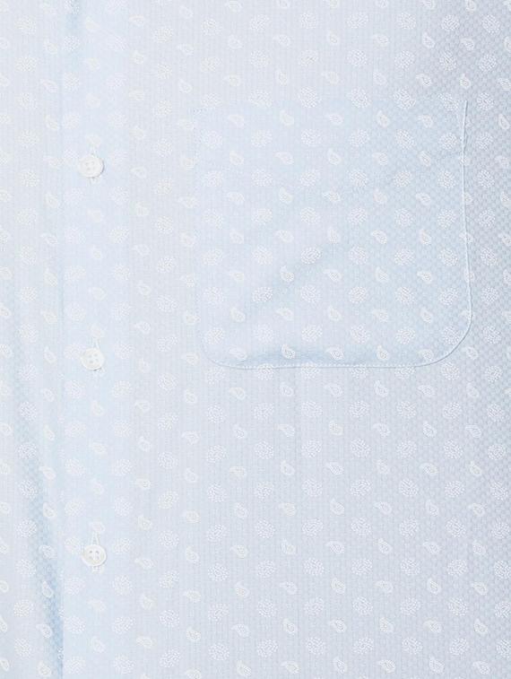 blue cotton casual shirt - 15609341 - Zoom Image - 4
